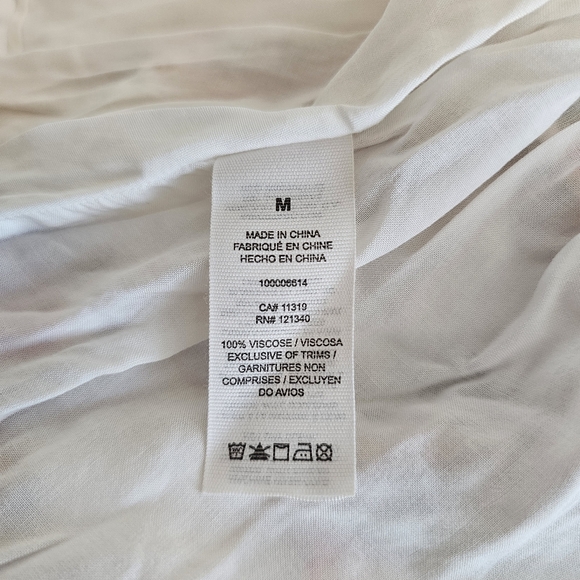 Garage White Floral Dress | Size Medium - Picture 11 of 11